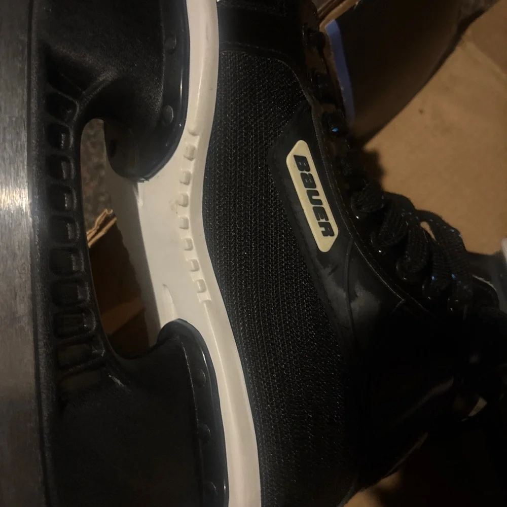 Bauer Black and Silver Hockey Skates - Picture 5 of 11